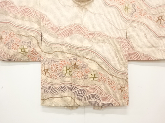 JAPANESE HAORI / ALL SHIBORI / STREAM & FLOWER